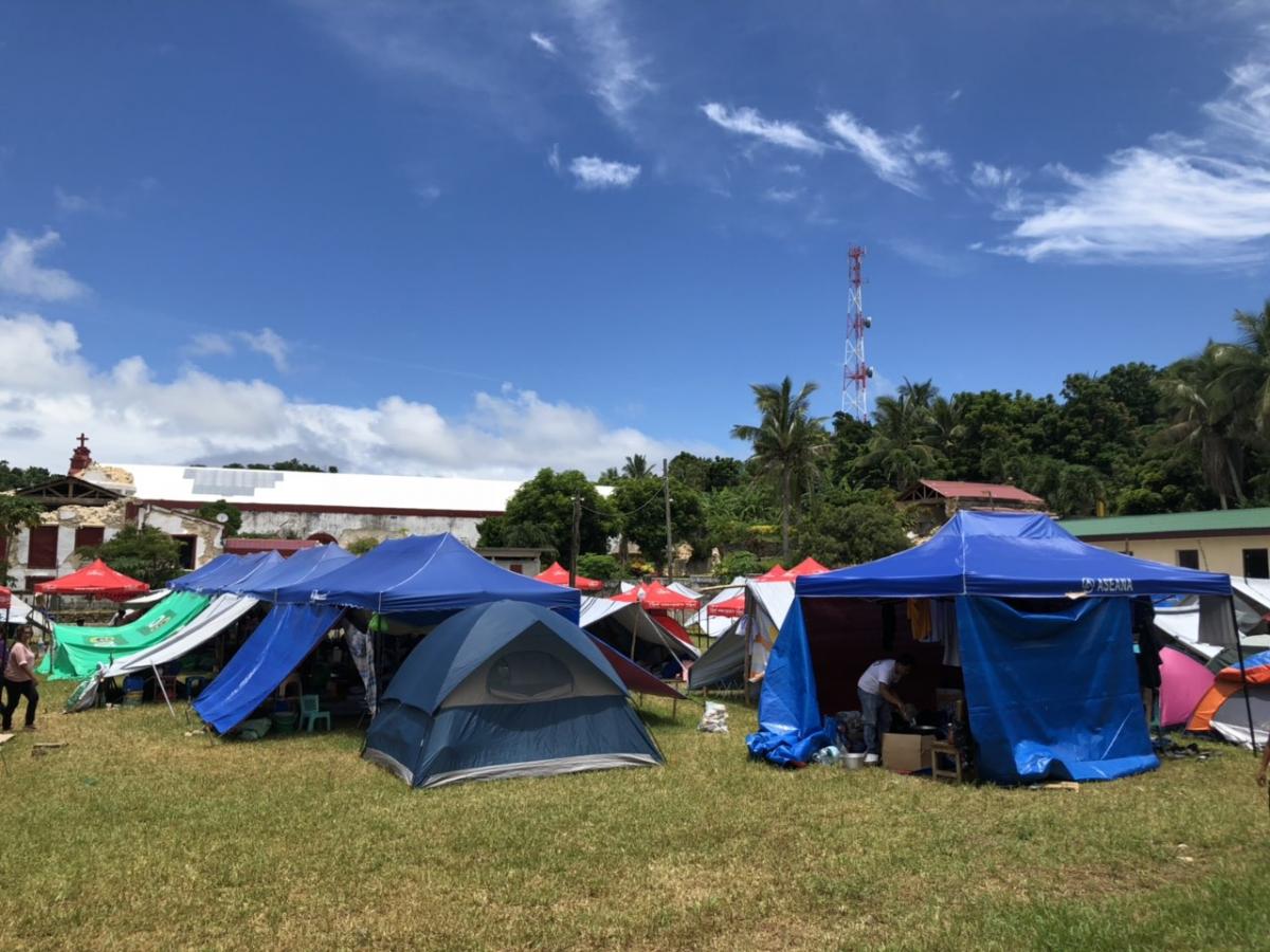 Evacuation sites at Itbayat, Batanes